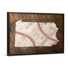 Pennsylvania 14x20 Floating Frame Fine Art Canvas Print from The America at the Seams Project LE/250