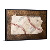 Pennsylvania 14x20 Floating Frame Fine Art Canvas Print from The America at the Seams Project LE/250