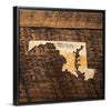 Maryland 16x16 Floating Frame Fine Art Canvas Print from The America at the Seams Project LE/250