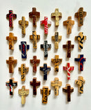 Premium Baseball Bat Wood Pocket Crosses