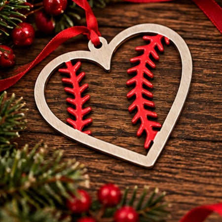 Baseball Seam Silver Bangle