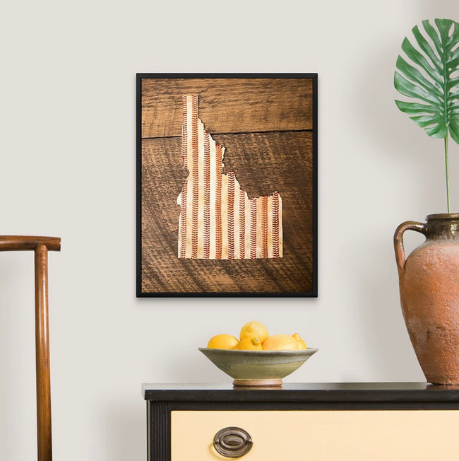 Idaho 16x20 Floating Frame Fine Art Canvas Print from The America at the Seams Project LE/250