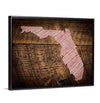 Florida 16x20 Floating Frame Fine Art Canvas Print from The America at the Seams Project LE/250