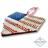 2026 Release “Home of the Brave” Patriotic Home Plate Christmas Ornament