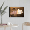 Kentucky 14x20 Floating Frame Fine Art Canvas Print from The America at the Seams Project LE/250
