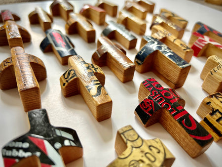 Wood Baseball Bat Bottle Openers - Holiday Small Batch