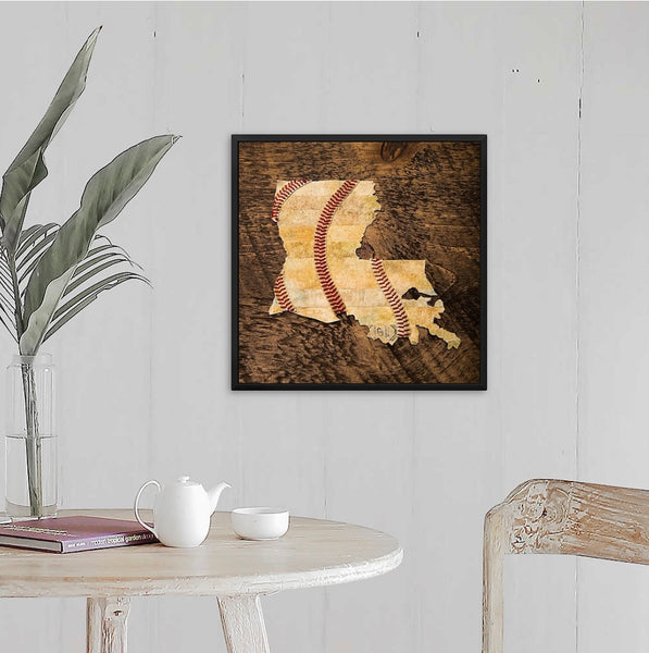Louisiana 16x16 Floating Frame Fine Art Canvas Print from The America at the Seams Project LE/250