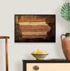 Iowa 16x24 Floating Frame Fine Art Canvas Print from The America at the Seams Project LE/250