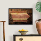 Iowa 16x24 Floating Frame Fine Art Canvas Print from The America at the Seams Project LE/250