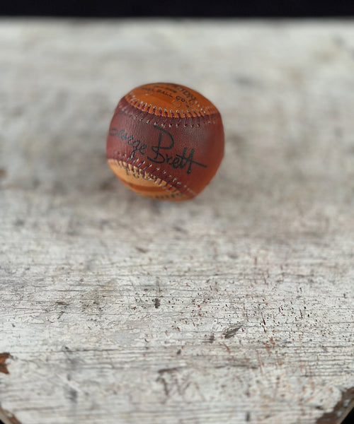 Vintage George Brett Glove Ball - 2025 Opening Day Release 1 of 1