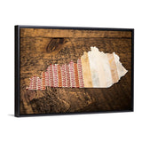 Kentucky 14x20 Floating Frame Fine Art Canvas Print from The America at the Seams Project LE/250