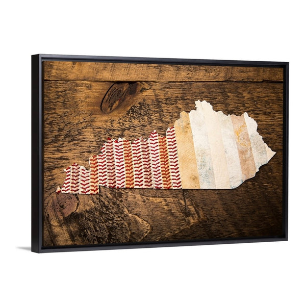 Kentucky 14x20 Floating Frame Fine Art Canvas Print from The America at the Seams Project LE/250