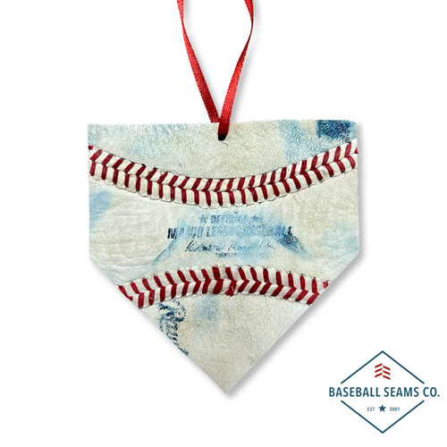 Handcrafted OMAHA Home Plate Christmas Ornament