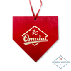 Handcrafted OMAHA Home Plate Christmas Ornament