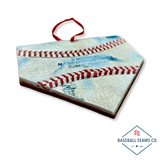 Handcrafted OMAHA Home Plate Christmas Ornament