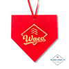 Handcrafted WACO Home Plate Christmas Ornament