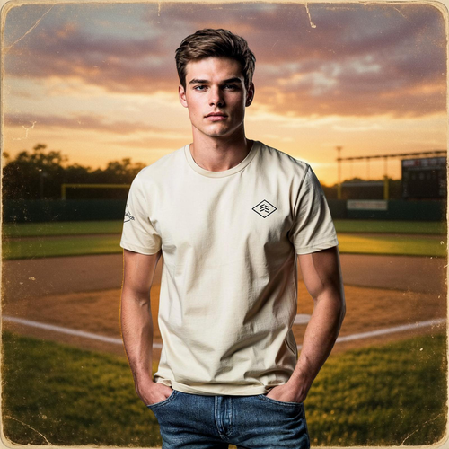 Natural Ambassador Baseball Flag Tee