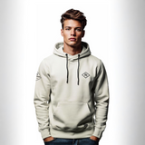 Soft Beige Ambassador Baseball Flag Hoodie