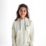 Soft Beige Ambassador Baseball Flag Hoodie