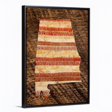 Alabama 14x20 Floating Frame Fine Art Canvas Print from The America at the Seams Project LE/250