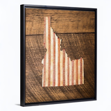 Idaho 16x20 Floating Frame Fine Art Canvas Print from The America at the Seams Project LE/250