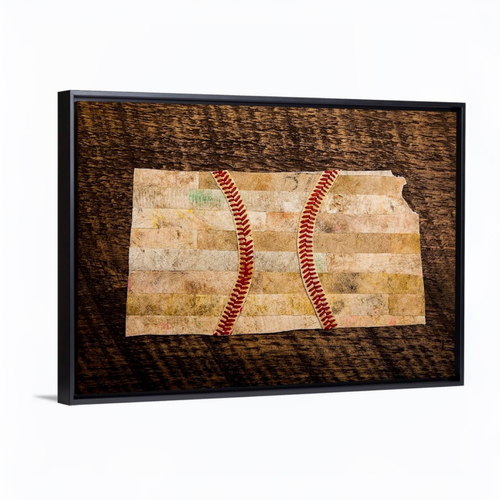 Kansas 14x20 Floating Frame Fine Art Canvas Print from The America at the Seams Project LE/250