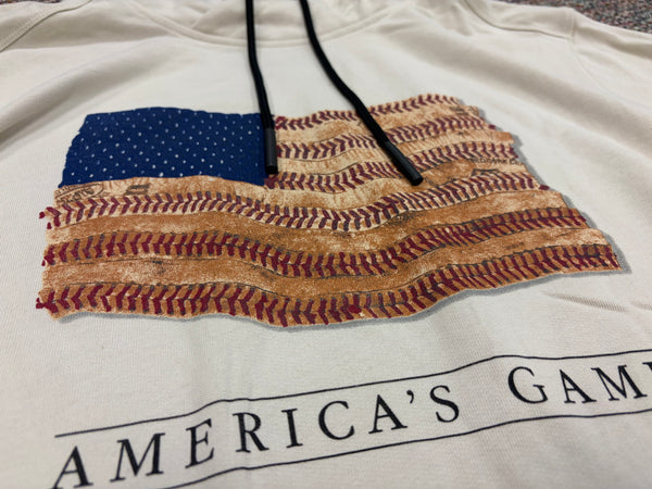 America’s Game Baseball Flag Tri-Blend Hoodie