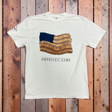 America's Game Baseball American Flag Cotton Shirt