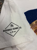 America's Game Baseball American Flag Cotton Shirt