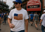 America's Game Baseball American Flag Cotton Shirt
