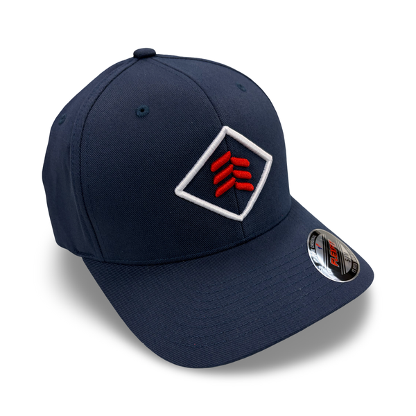 3D Puffy Embroidered Logo Flexfit Cotton Blend Cap