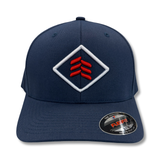 3D Puffy Embroidered Logo Flexfit Cotton Blend Cap