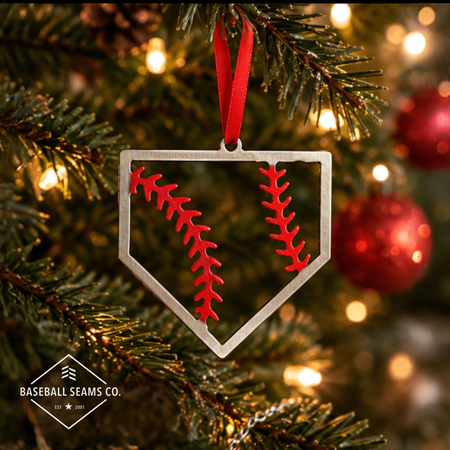 Baseball Seam Silver Bangle