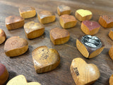 Wood Baseball Bat Knob Hearts
