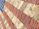 America’s Flag 24x36 Original Artwork - made from actual baseballs