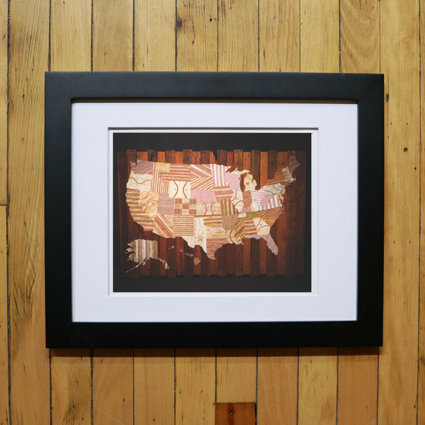 "America At The Seams" Print of Artwork