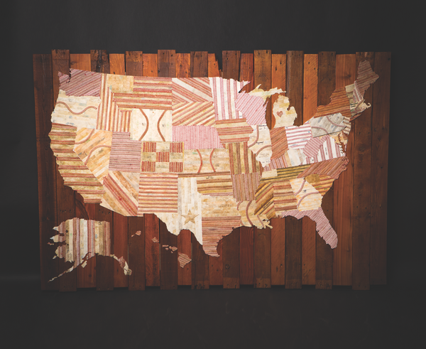 "America At The Seams" Print of Artwork