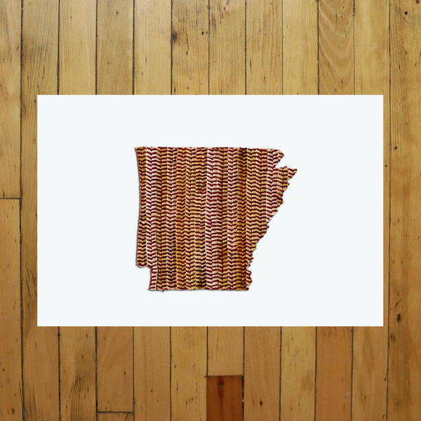 “America At The Seams” Print of State Artwork