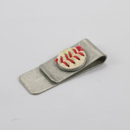 Baseball Seam Dainty Chain Pendant Necklace
