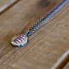 Limited Edition Patriotic Baseball Seam Pendant Necklace
