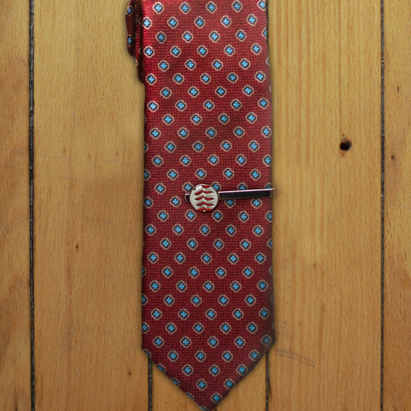 Baseball Seam Tie Clip