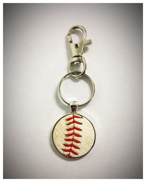 Baseball Seam Keychain