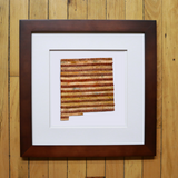 “America At The Seams” Framed Print of State Artwork