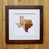 “America At The Seams” Framed Print of State Artwork