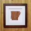 “America At The Seams” Framed Print of State Artwork