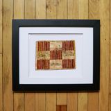 “America At The Seams” Framed Print of State Artwork