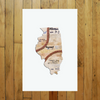 “America At The Seams” Print of State Artwork