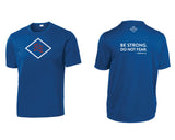 BE STRONG DO NOT FEAR Dri Fit Logo Shirt
