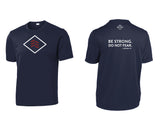 BE STRONG DO NOT FEAR Dri Fit Logo Shirt