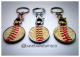 Baseball Seam Keychain